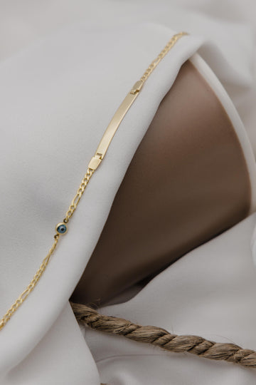 Χρυσή ταυτότητα Κ9 παιδική με ματάκι